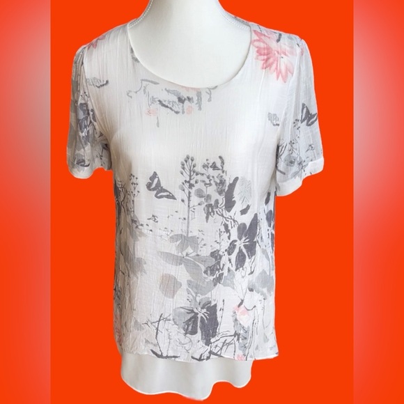 Floral Print Women's Top - Picture 1 of 5